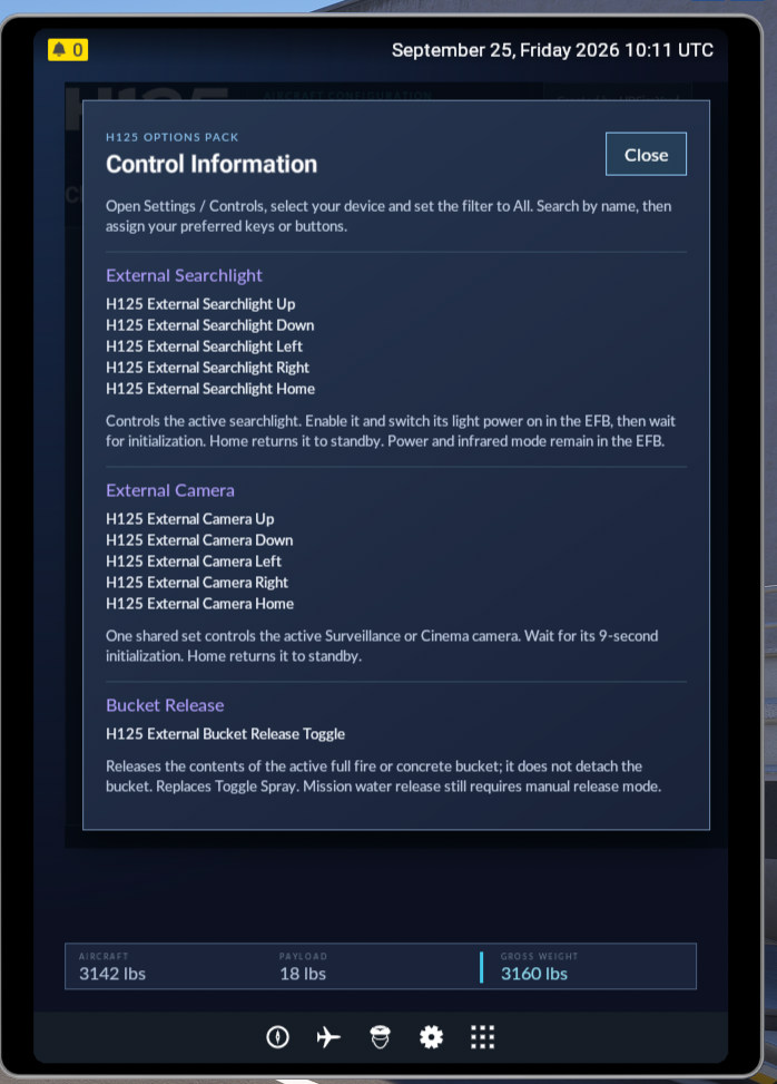 EFB screen 10