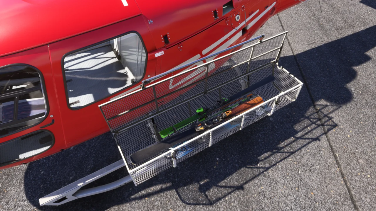Large basket with cargo