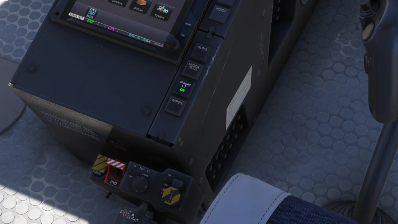H125 tail-stabilizer strobe lights