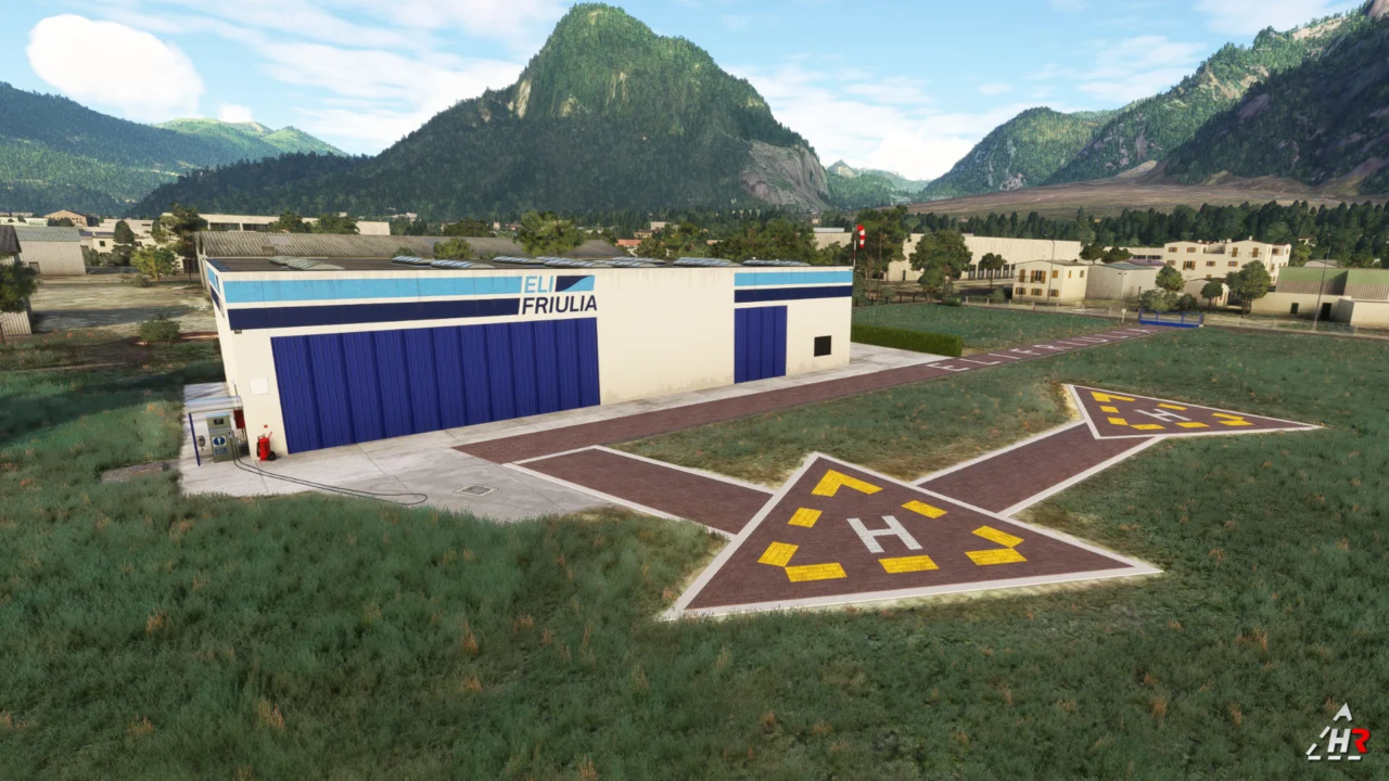 Eli Friulia — Heliport Tolmezzo — View 1