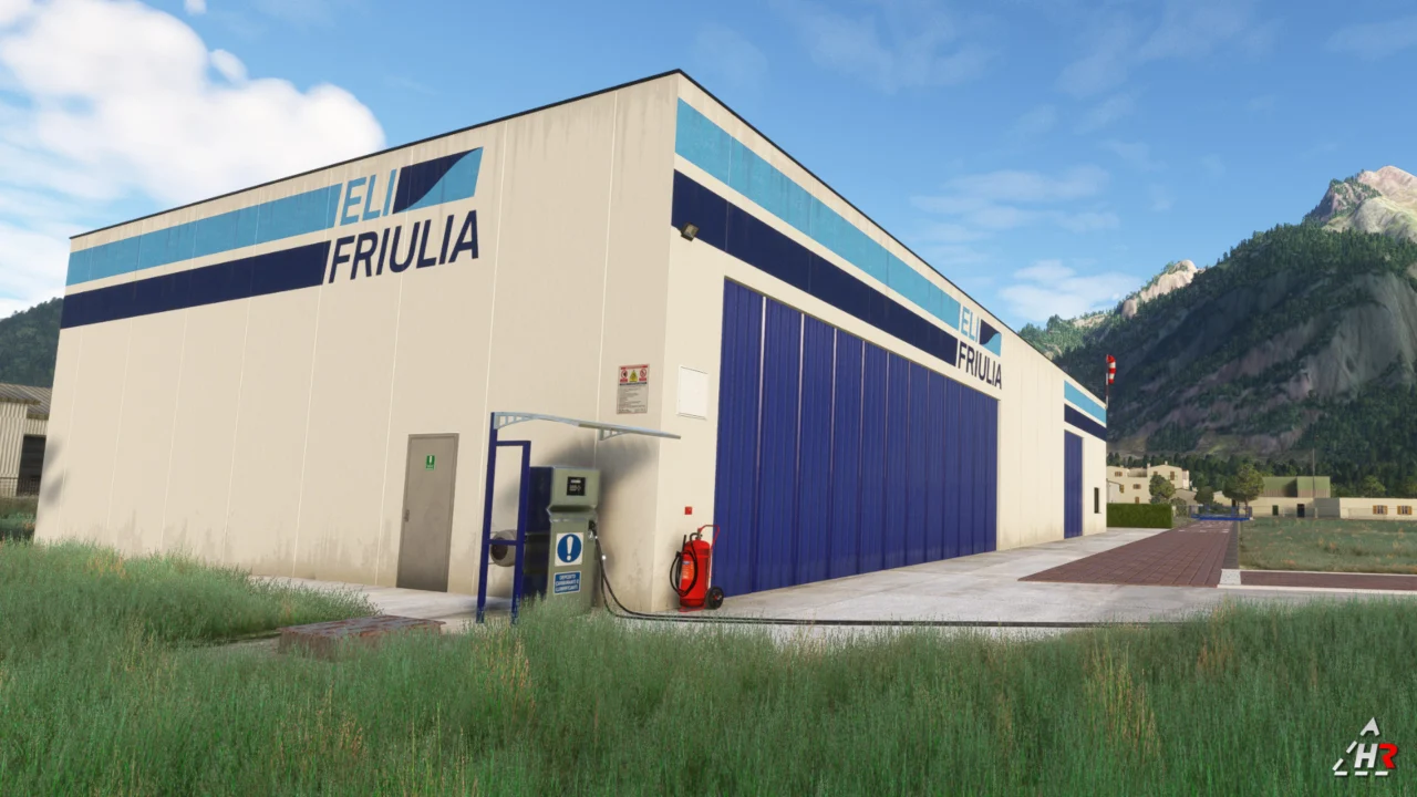 Eli Friulia — Heliport Tolmezzo scenery